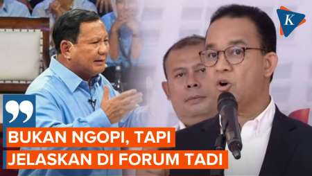 [FULL] Pernyataan Anies Usai Debat, Ogah Terima Ajakan Prabowo Ngopi Bareng