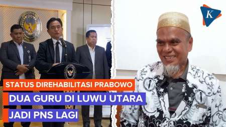 Dapat Rehabilitasi dari Prabowo, 2 Guru di Luwu Utara Jadi PNS Lagi