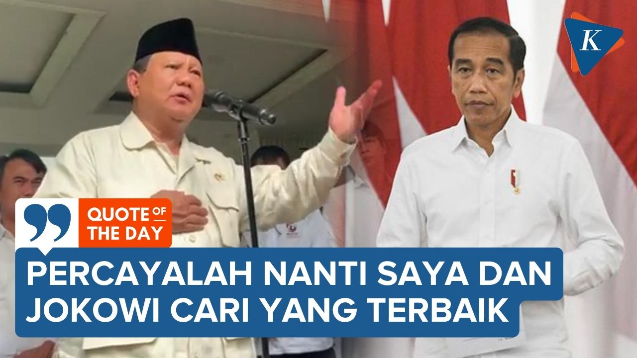 Prabowo Bakal Kerja Sama dengan Jokowi soal Pilpres 2024