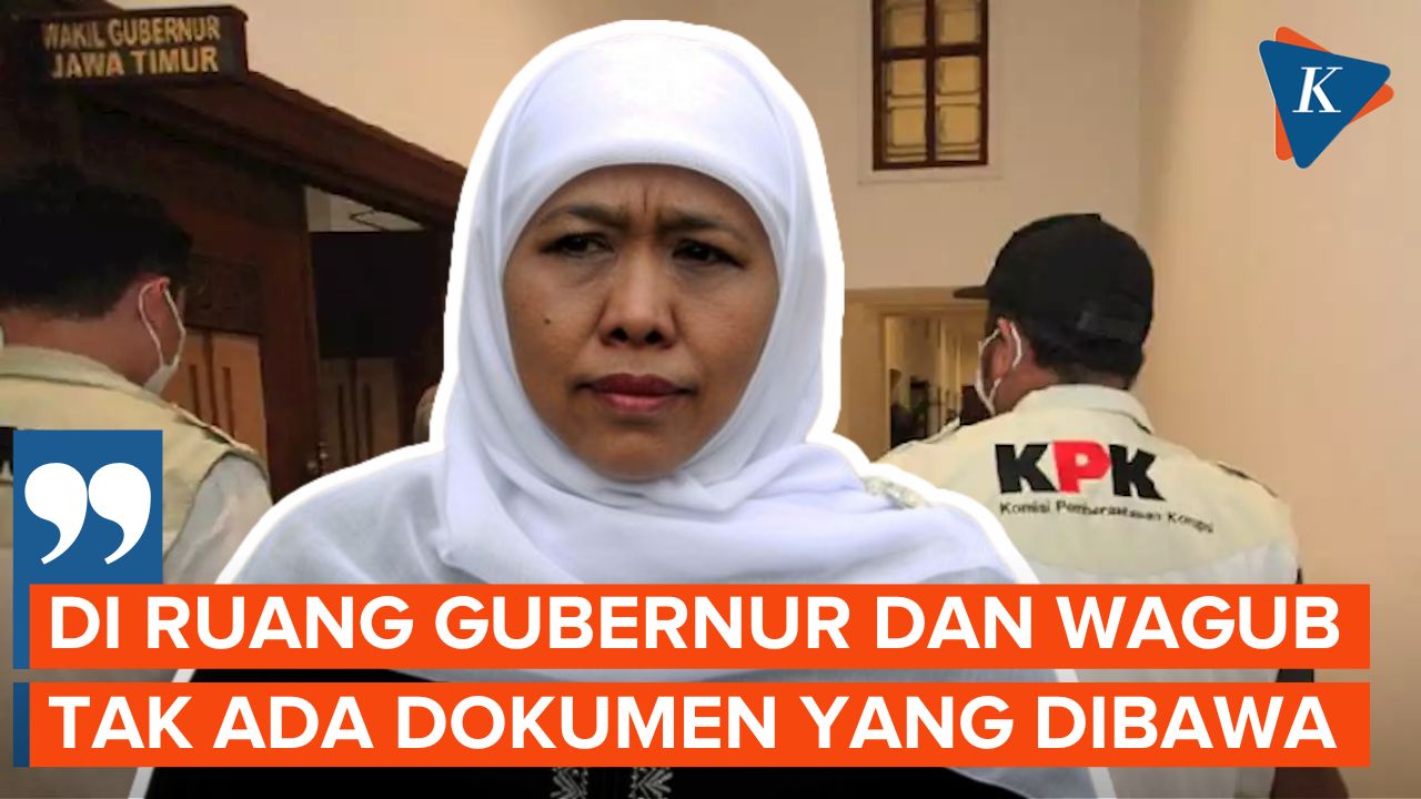 Khofifah: Tidak ada Dokumen Gubernur-Wagub Jawa Timur yang dibawa KPK