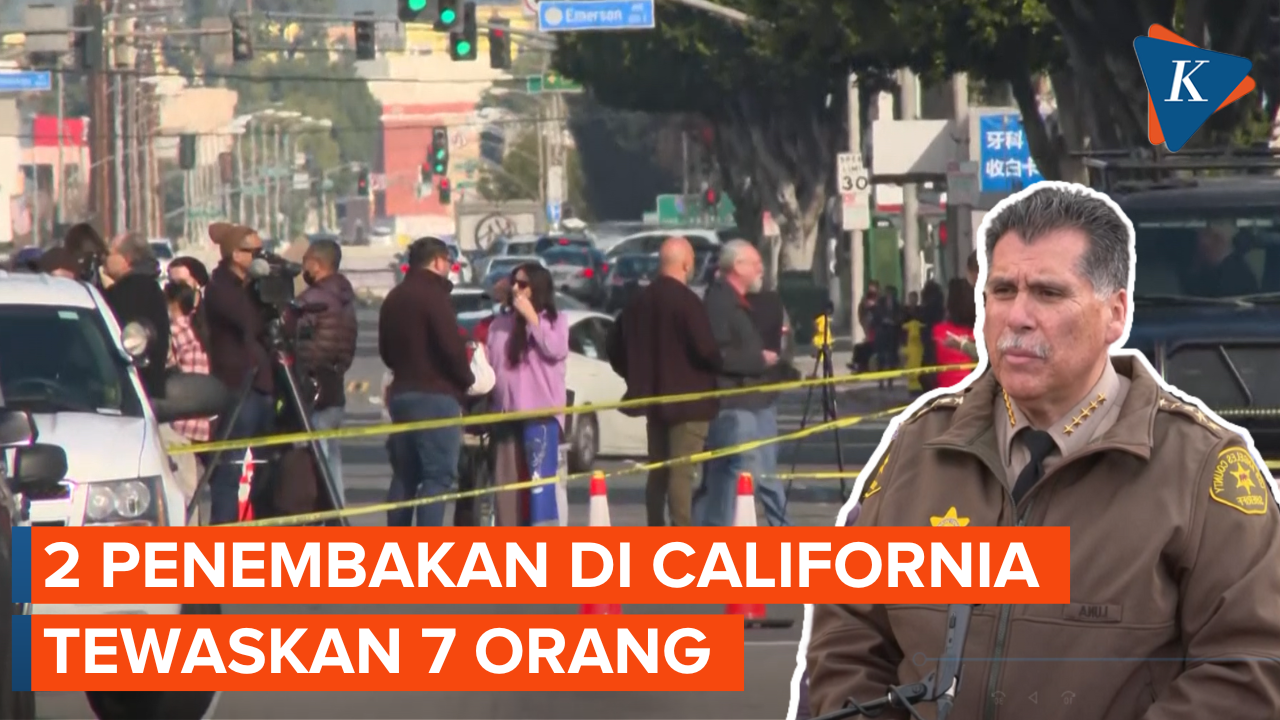 2 Penembakan Lagi di California AS, 7 Orang Tewas