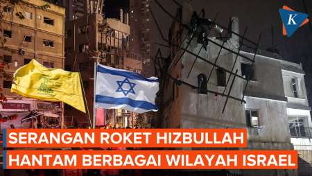 Iron Dome Tembus! Roket-roket Hizbullah Hantam Berbagai Kota di Israel