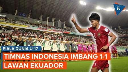 Hasil Pertandingan Timnas U-17 Indonesia Vs Ekuador Berakhir Imbang