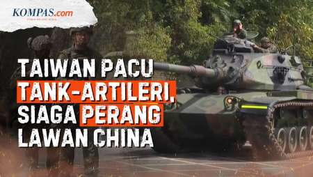 Detik-detik Taiwan Ancang-ancang Perang Lawan China: Tank Dan Artileri Dikerahkan
