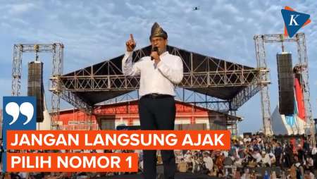 Anies Ajarkan ke Pendukungnya Cara untuk Ajak Orang Pilih Nomor 1