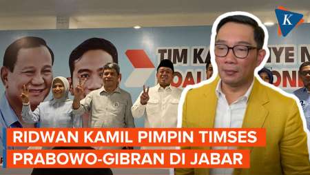  Ridwan Kamil Jadi Ketua Tim Kampanye Daerah Prabowo-Gibran di Jawa Barat 