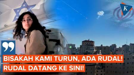 Rudal Iran Serang Israel, Penumpang Pesawat Panik Minta Turun