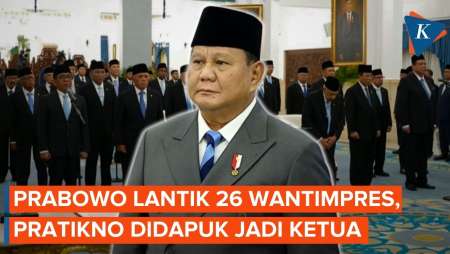 Momen Pelantikan Dewan Pertimbangan Presiden RI Oleh Prabowo Subianto