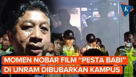Nobar Film “Pesta Babi” Unram Dibubarkan, Warek III: Lebih Baik Nonton Bola