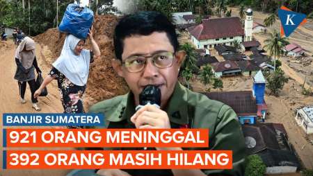 Korban Tewas Banjir Sumatera Lampaui 900 Orang, Hampir 400 Nyawa Hilang!