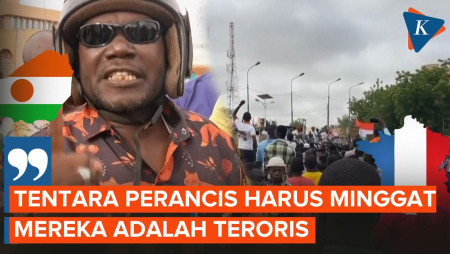 Dicap sebagai Teroris, Militer Perancis Didesak Tinggalkan Niger