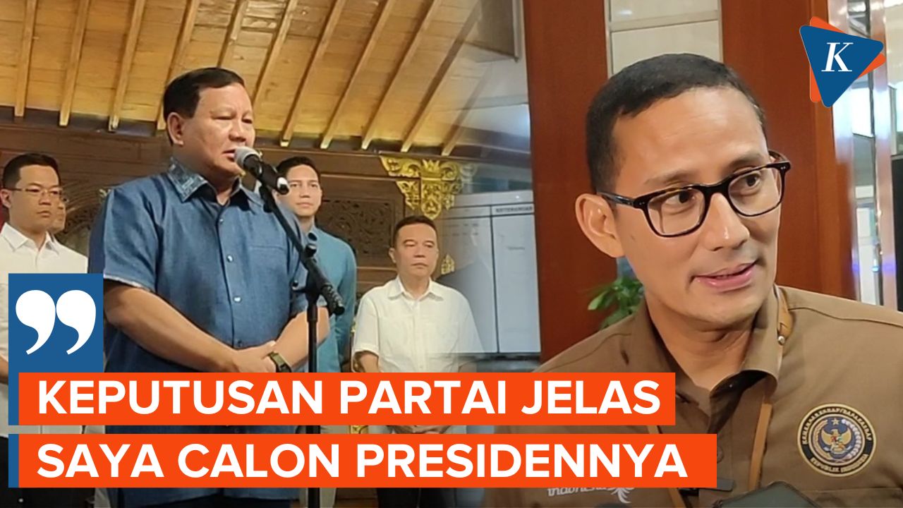 Soal Capres, Prabowo Tegas Sandiaga Uno akan Patuhi Keputusan Gerindra