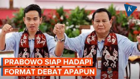 Prabowo-Gibran Siap Debat dengan Format Apapun