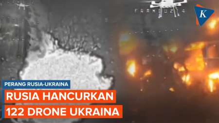 Perang Drone! Rusia Tembak Jatuh 122 Pesawat Tak Berawak Ukraina