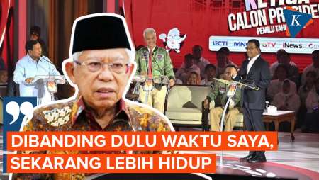 Ma’ruf Amin Sebut Debat Capres 2024 Lebih “Hidup” Ketimbang Zamannya