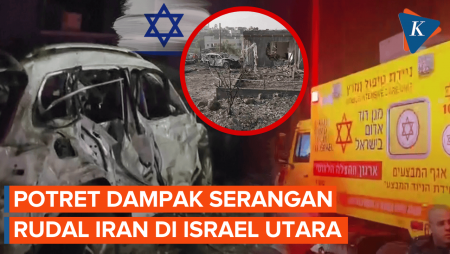 Iran Serang Israel Utara, Hanguskan Mobil Dan Lukai 33 Orang