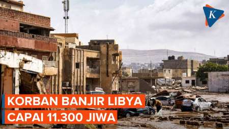 Derna Porak Poranda, Korban Tewas Banjir Libya Tembus 11.300 Orang