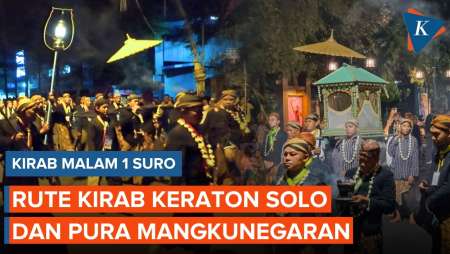 Jadwal Dan Rute Kirab Malam 1 Suro Keraton Solo Dan Pura Mangkunegaran