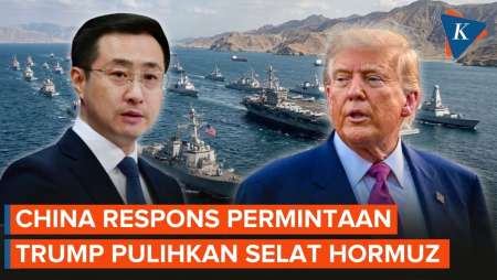 Respons China Tanggapi Permintaan Trump Kirim Kapal Perang ke Selat Hormuz