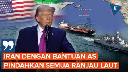 Trump Klaim AS Bantu Iran Bersihkan Ranjau Di Selat Hormuz