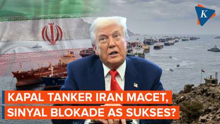 Kapal-kapal Tanker Iran Macet Di Selat Hormuz, Sinyal Blokade AS Sukses?