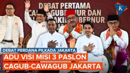 [FULL] Visi-Misi 3 Paslon di Debat Perdana Pilkada Jakarta 2024, Mana Paling Memikat?