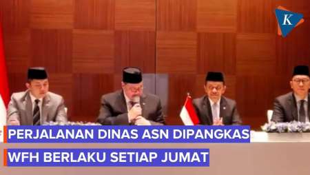 Pemerintah Pangkas Perjalanan Dinas ASN Hingga 50 Persen, WFH Berlaku Setiap Jumat