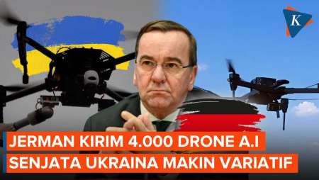 Jerman Kirim 4.000 Drone Berpemandu A.I untuk Ukraina, Bisa Tembus Rusia!