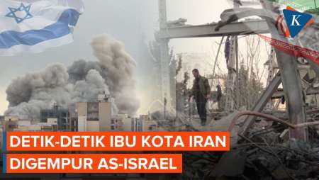 Momen Teheran Digempur Serangan AS-Israel, Asap Membubung Dan Infrastruktur Hancur