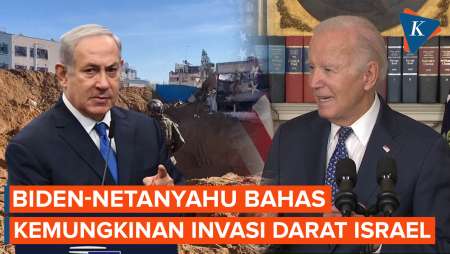 Biden dan Netanyahu Bicara Lewat Telepon, Bahas Invasi Darat Israel di Rafah?