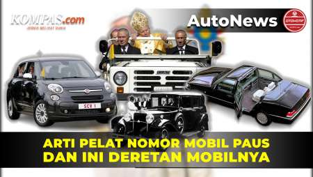 Mobil Paus Fransiskus Pakai Pelat Nomor SCV 1, Apa Artinya?