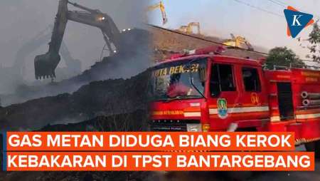 Gas Metan Diduga Penyebab Kebakaran di TPST Bantargebang