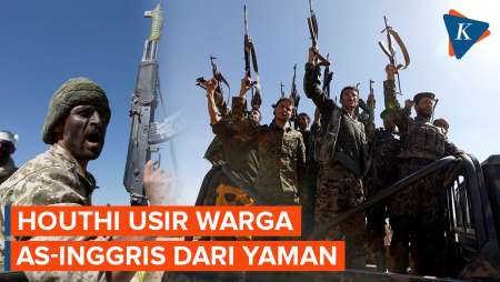 Houthi Usir Seluruh Warga AS dan Inggris di Yaman