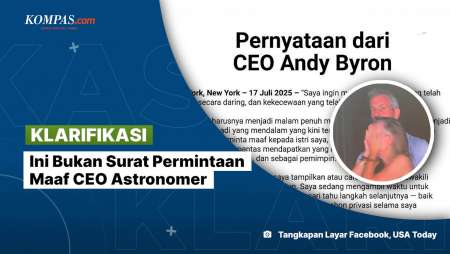 [KLARIFIKASI] Ini Bukan Surat Permintaan Maaf CEO Astronomer