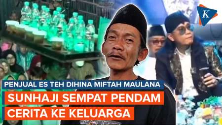 Dihina Miftah Maulana, Sunhaji Penjual Es Teh Sempat Pendam Cerita ke Keluarga