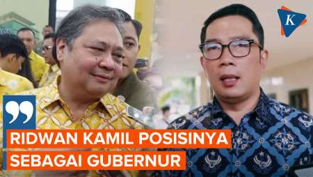 Golkar Tegaskan Ridwan Kamil Tak Akan Jadi Cawapres, Disiapkan Jadi Gubernur