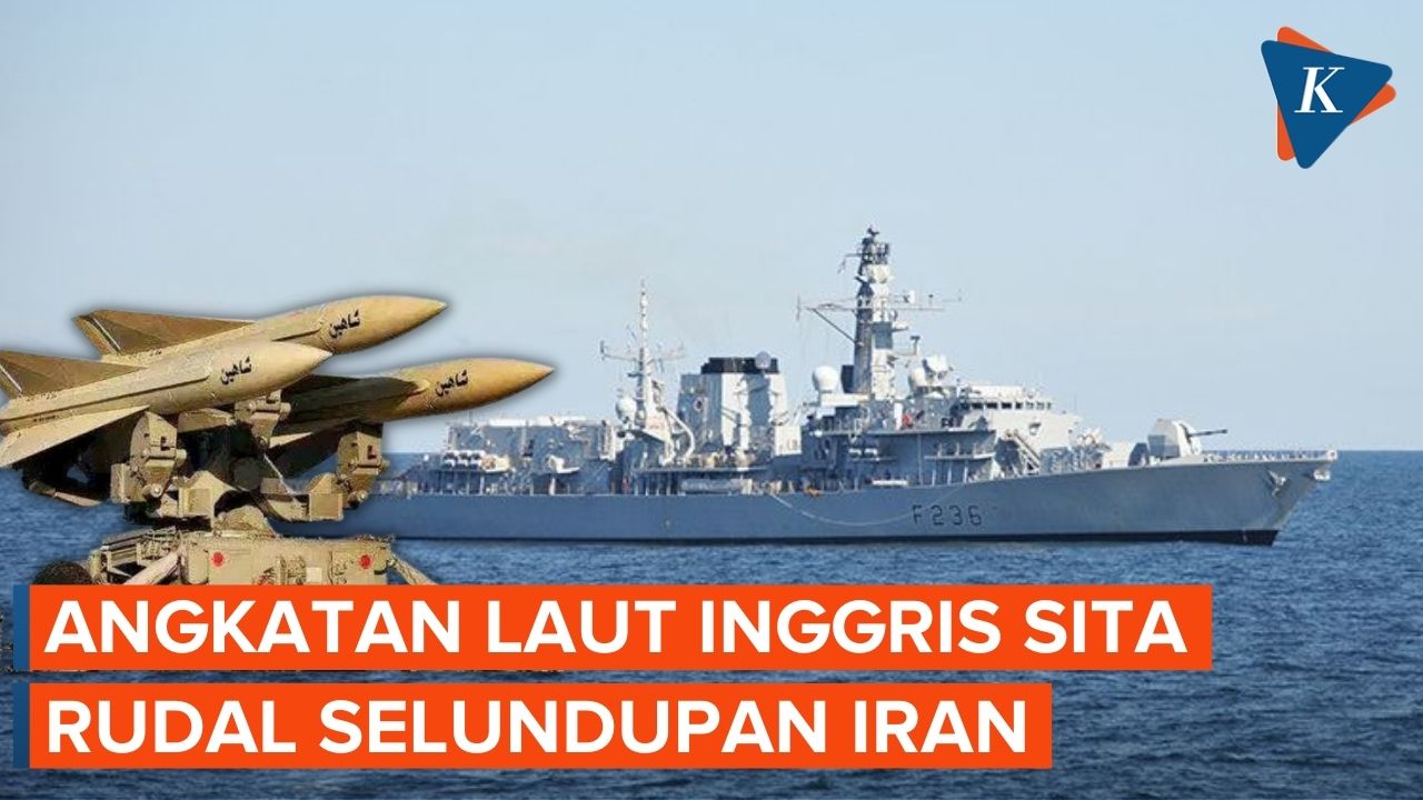 Angkatan Laut Inggris Mengatakan Telah Menyita Rudal Selundupan Iran