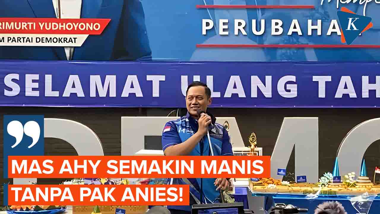 Momen AHY Diteriaki "Semakin Manis Tanpa Kehadiran Anies" oleh Kader Demokrat