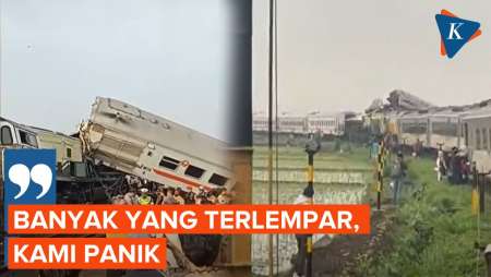 Kesaksian Penumpang KA Turangga yang Tabrakan dengan KA Lokal Bandung Raya