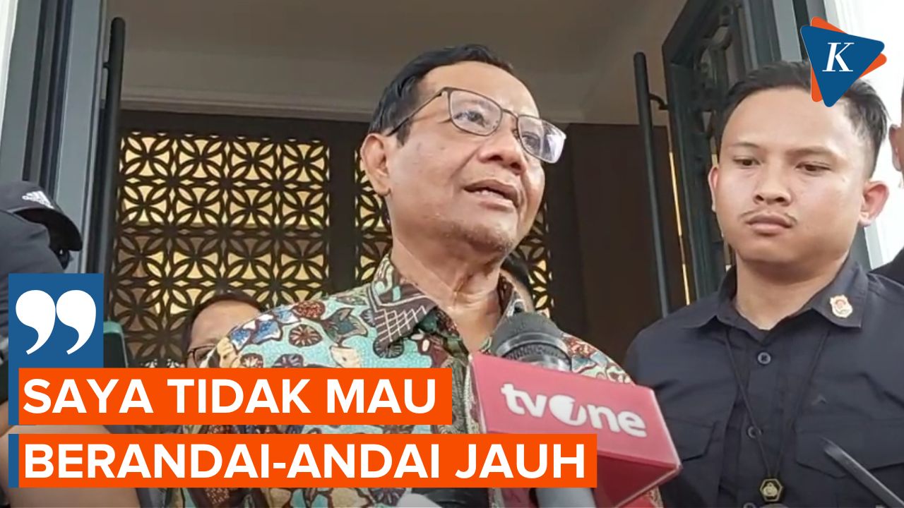 Respons Mahfud Ditanya Peluang Bergabung Lagi ke Kabinet Usai Pilpres 