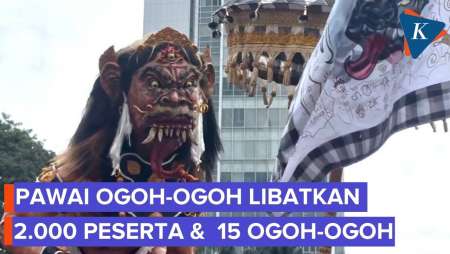 2.000 Peserta Ramaikan Pawai Ogoh-ogoh Di Bundaran HI