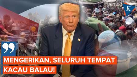 Soroti Krisis Kemanusiaan Gaza, Trump: Mengerikan, Kacau Balau!
