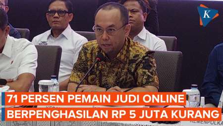 Mayoritas Pemain Judi Online Berpenghasilan Rendah, Paling Banyak di Jabar