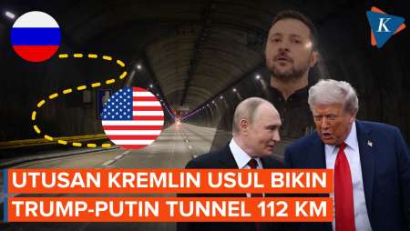 Utusan Kremlin Usul Bikin Terowongan Penghubung Rusia-AS, Zelensky Tak Suka