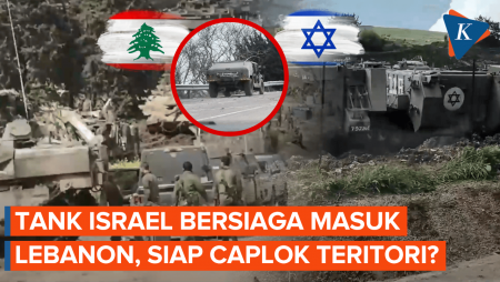 Penampakan Tank Israel Di Perbatasan Lebanon, Siap Caplok Wilayah Selatan?