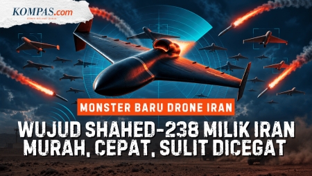 Iran Bikin Drone Lagi Di Tengah Perang: Wujud Shahed-238, Musuh Senyap Baru AS Berbiaya Murah