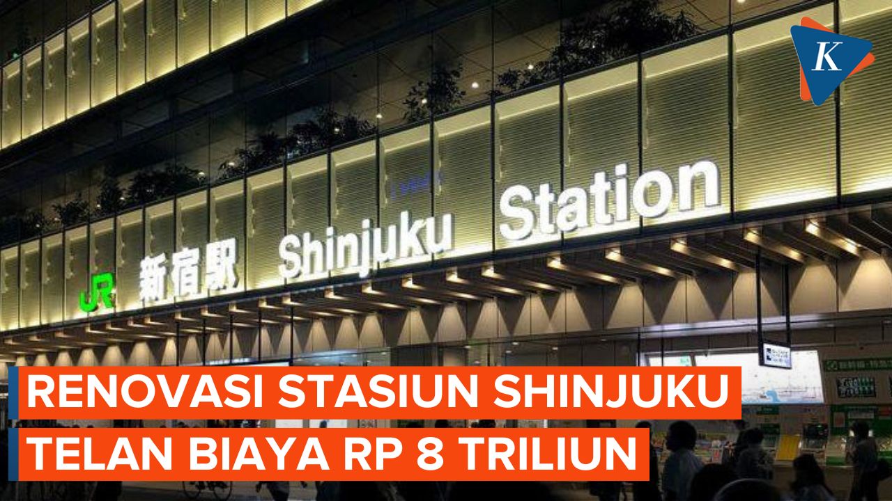 Besarnya Biaya Renovasi Stasiun Kereta Shinjuku Mencapai Rp 8 Triliun