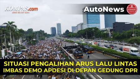 Ada Demo Apdesi di Depan Gedung DPR, Lalu Lintas Dialihkan