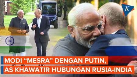 PM India Modi Bertemu Putin, Amerika Serikat Resah 