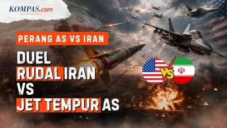 Detik-detik Rudal Iran Dan Jet Tempur AS Saling Sasar Target